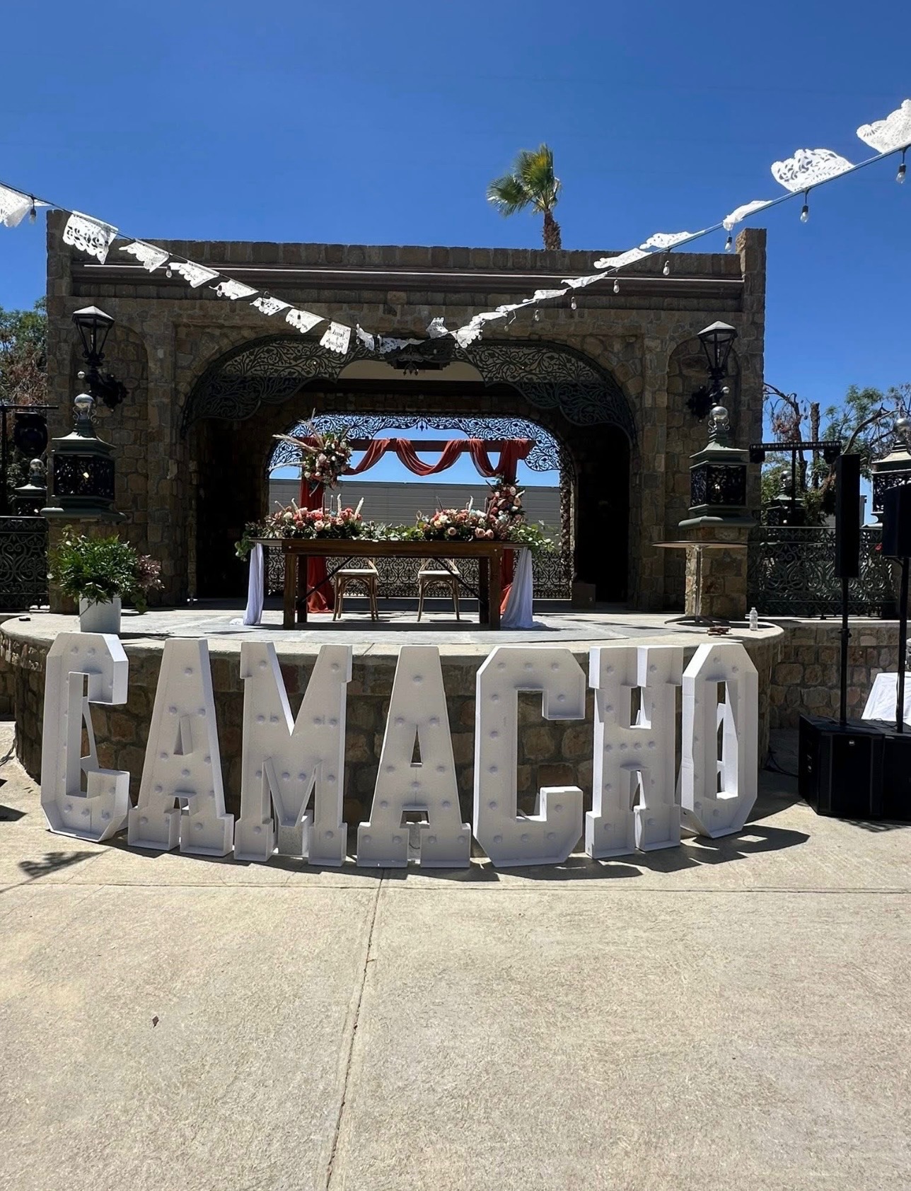 Camacho wedding ceremony at our ranch venue